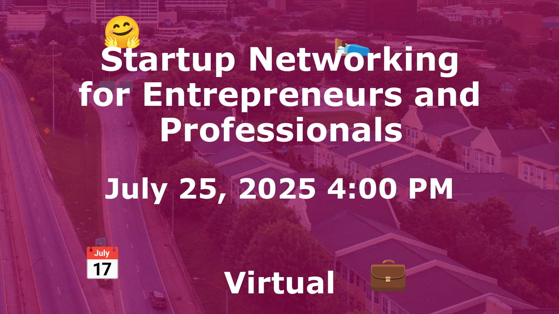 Startup Networking for Entrepreneurs and Professionals event image